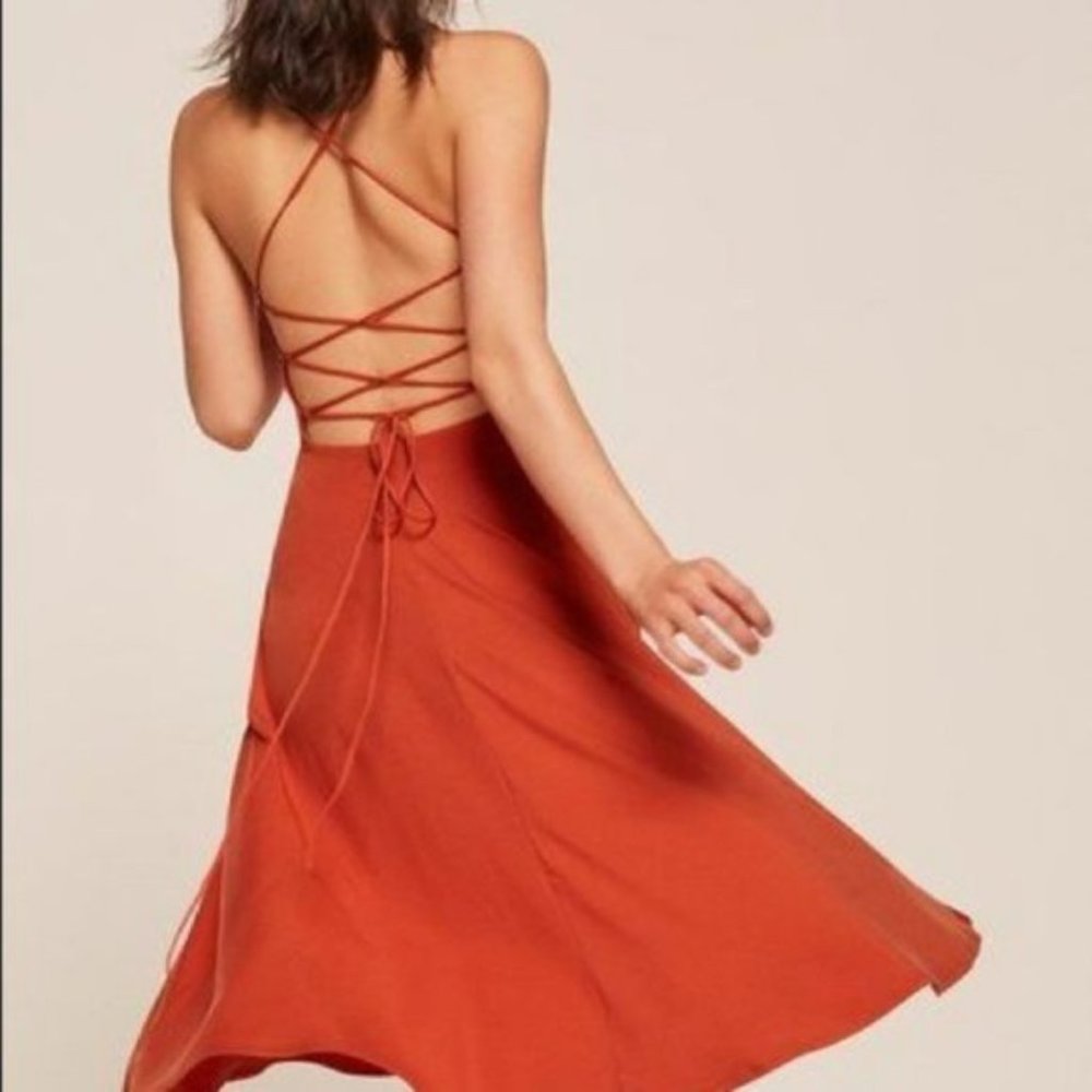 REFORMATION Larisa Dress- -SMALL